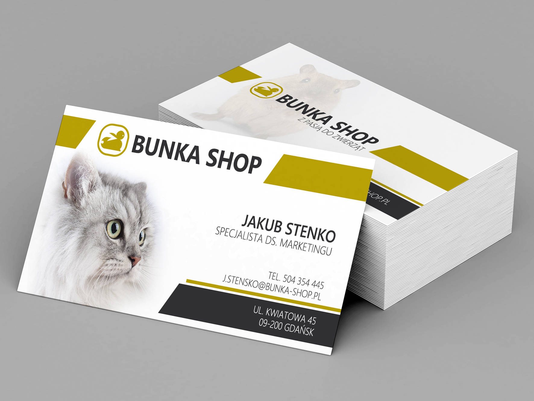 wizytówka Bunka Shop