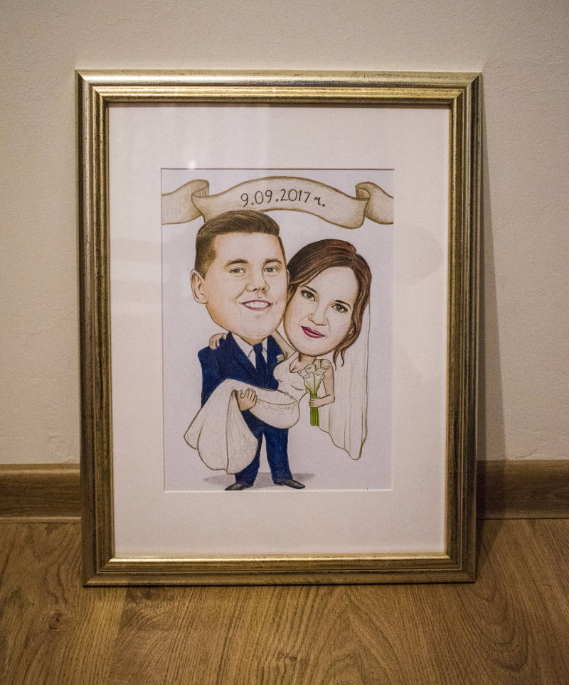 Karykatura dla Pary Młodej